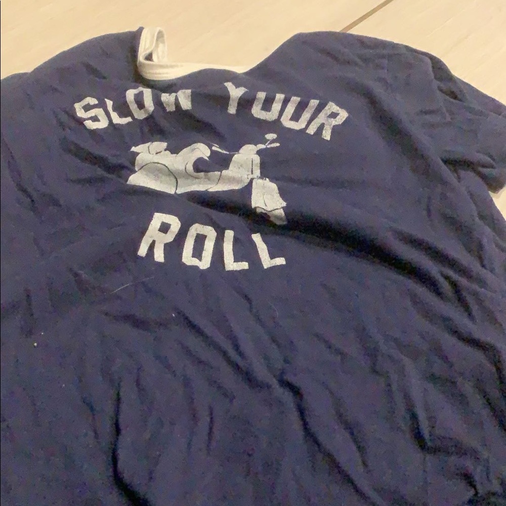 blue shirt